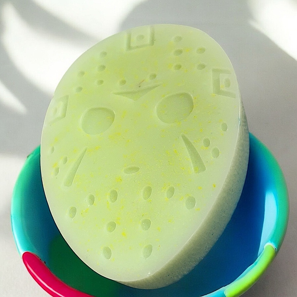 Pineapple coconut SOAP handmade 4x3in 7oz shea butter & vitamins